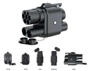 מתאם CCS2 ל CCS1 לרכב חשמלי 250KW - טעינה מהירה לרכב אמריקאי