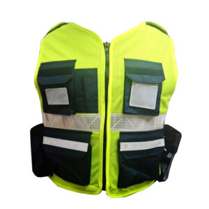 אפוד מפקד טקטי תלת מימד דו שכבתי צהוב