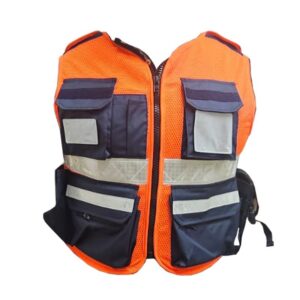 אפוד מפקד טקטי תלת מימד דו שכבתי כתום